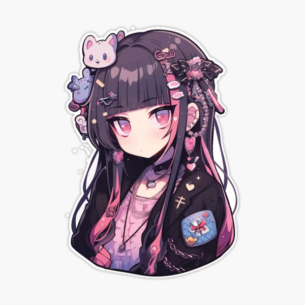 Anime Girl Namee Anime Girl Kawaii Anime Goth Girl by