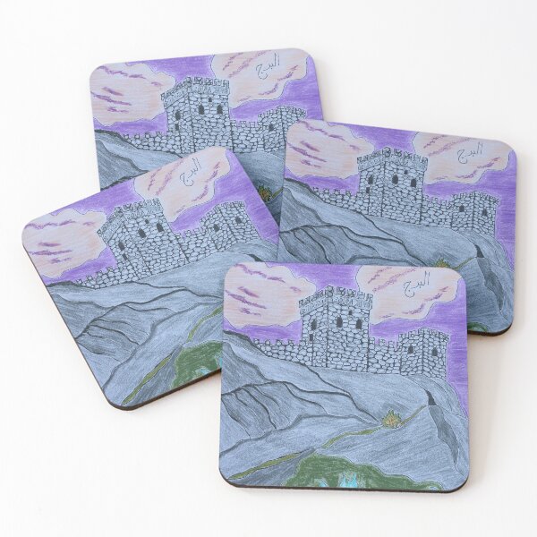 Item preview, The Tower Tarot card with Arabic and Hebrew inscriptions designed and sold by DeenaAndNatasha.