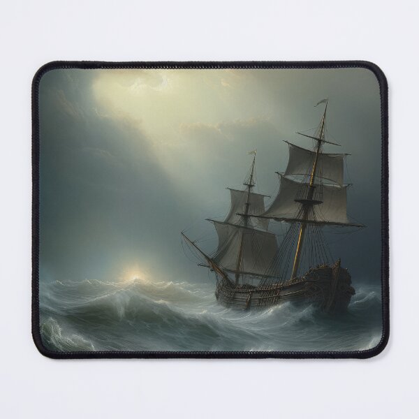 Item preview, Boat and Sea Landscape painting designed and sold by LLartstation.