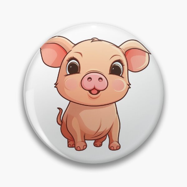 Item preview, Chibi Pig Image designed and sold by PopPopGfx.