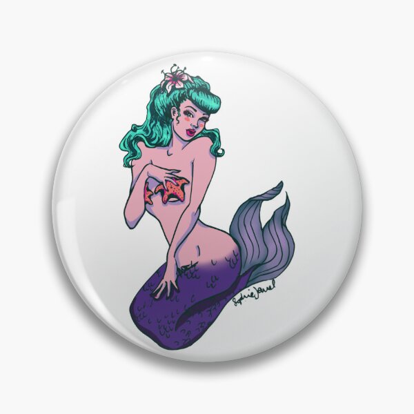 Item preview, Pinup Mermaid  designed and sold by congnghe11.