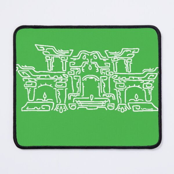 Item preview, White on Green Geoglyph 2 (Totk) designed and sold by HeartonSleeves.