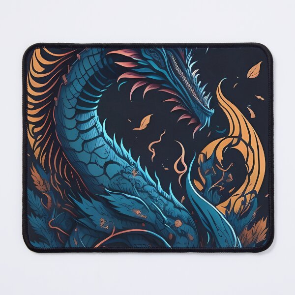 Item preview, blue and orange dragon designed and sold by jmstechnical.