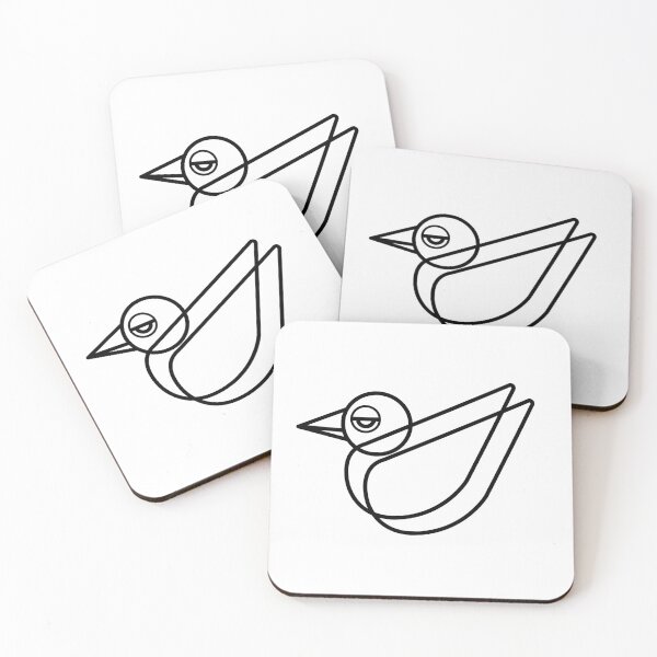 Artikelvorschau, Minimalistischer Vogel-Lineart entworfen und verkauft von Rustic Valley Studio.