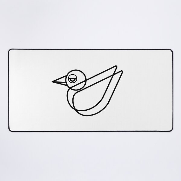 Aperçu de l'œuvre Linéaire d'oiseau minimaliste créée et vendue par Rustic Valley Studio.