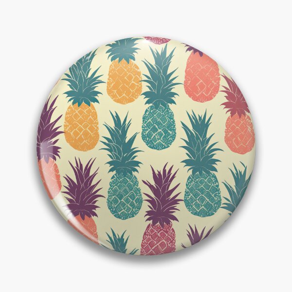 Item preview, Colorful Pastel Pineapples Pattern designed and sold by TheArtMage.