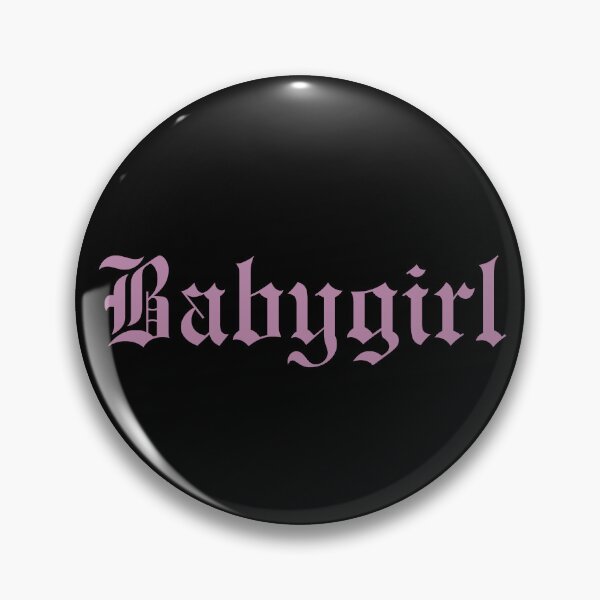 Item preview, Babygirl Old English Font Opera Mauve Text designed and sold by Ninjakandy.