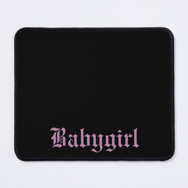 Item preview, Babygirl Old English Font Opera Mauve Text designed and sold by Ninjakandy.