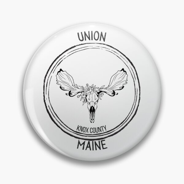 Item preview, Union Maine Moose Skull designed and sold by Ashley Gagnon.