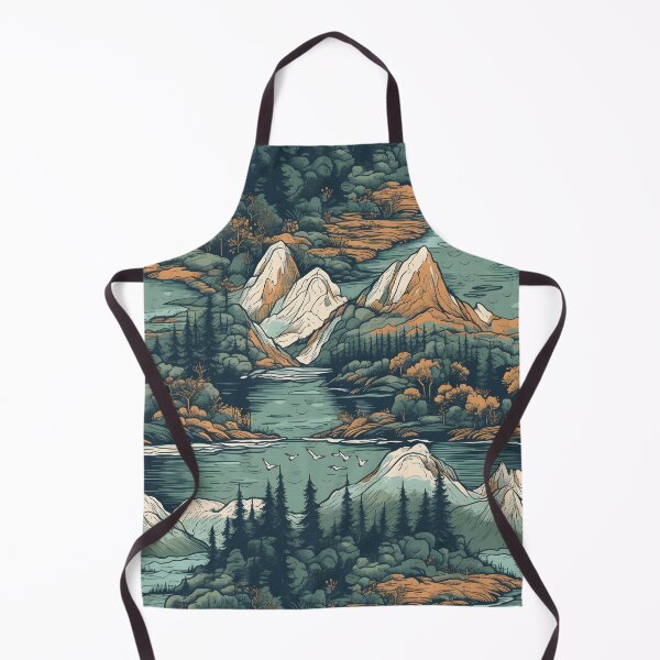 Item preview, Minimalist Mountainous Peaks – Seamless designed and sold by GalacticLabs.