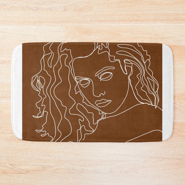 Item preview, She is Fierce - Contemporary, Minimal Portrait 4 - Brown designed and sold by Studio Grafiikka.