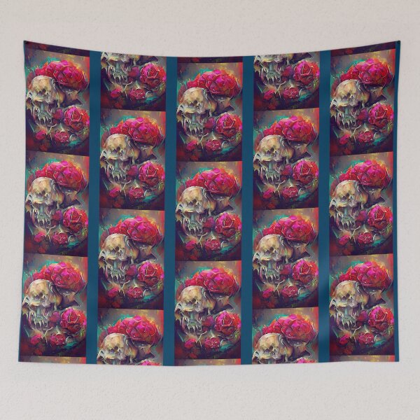 Item preview, red-skull designed and sold by Omarohisashi.