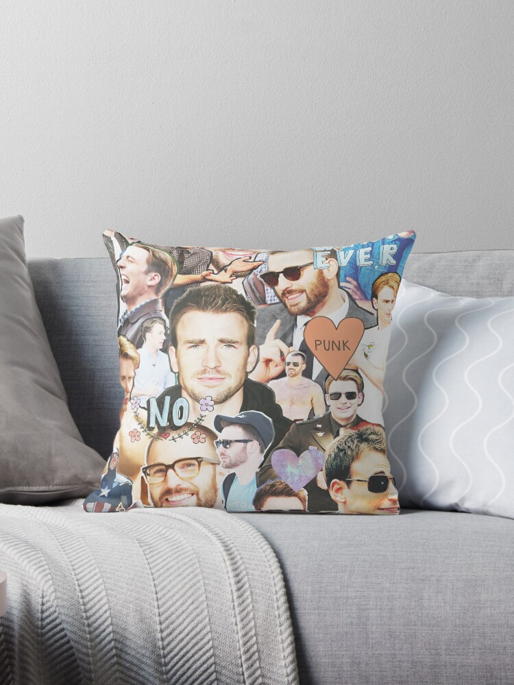 chris evans plush pillow