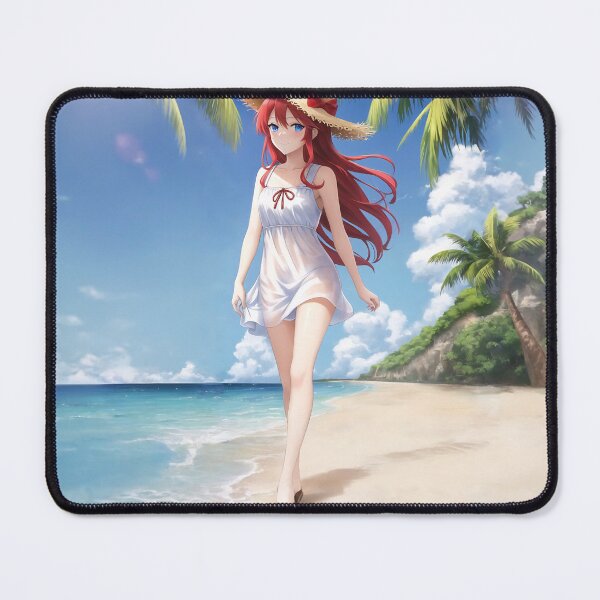 Item preview, Red-Head-Chan on the beach #3 designed and sold by lamuness.