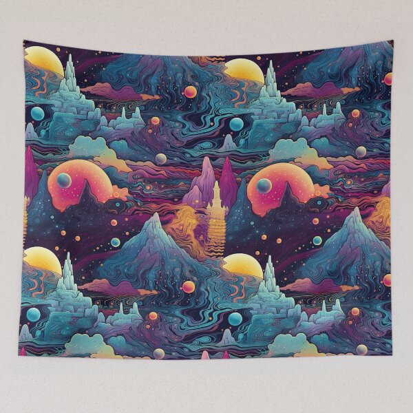 Item preview, Interstellar Galactic Landscape – Seamless designed and sold by GalacticLabs.