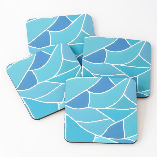 Item preview, Abstract Blue Mosaic designed and sold by calibrit.