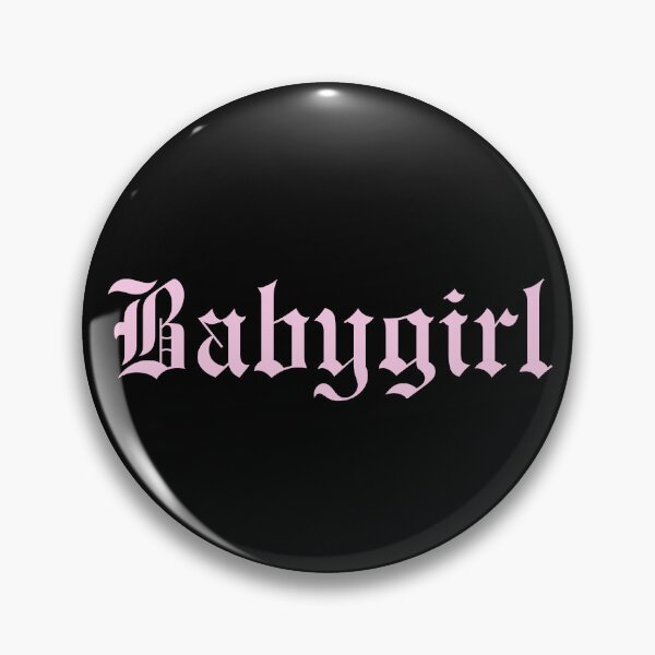 Item preview, Babygirl Text Classic Rose Pink Old English Text designed and sold by Ninjakandy.