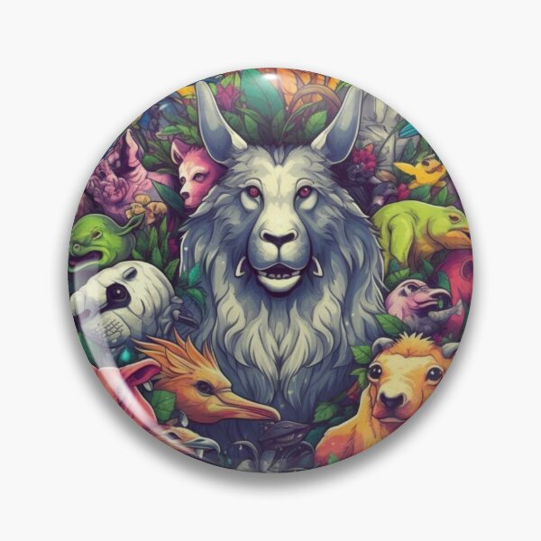 Item preview, Enchanted Jungle: Majestic Animals amidst Celestialpunk Fantasy designed and sold by Bee Happy Creative™.