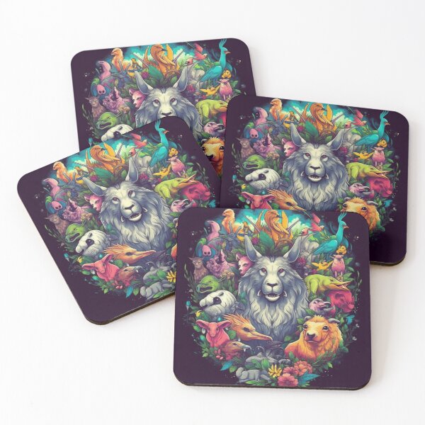 Item preview, Enchanted Jungle: Majestic Animals amidst Celestialpunk Fantasy designed and sold by Bee Happy Creative™.
