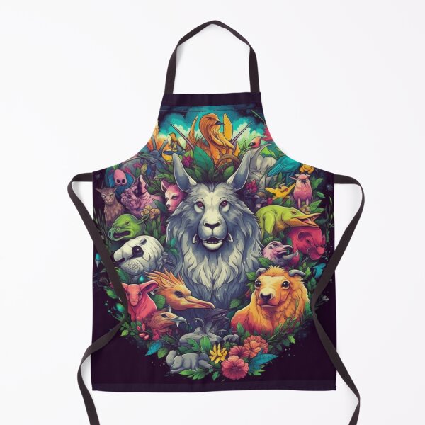 Item preview, Enchanted Jungle: Majestic Animals amidst Celestialpunk Fantasy designed and sold by Bee Happy Creative™.