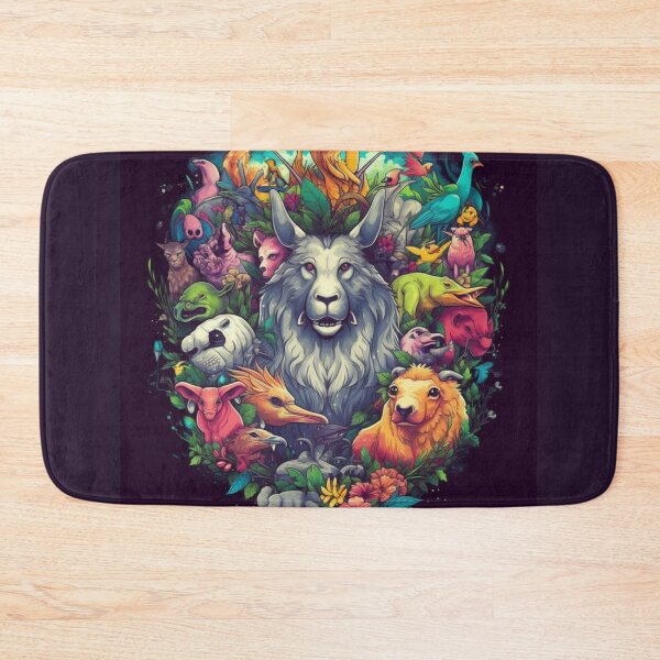Item preview, Enchanted Jungle: Majestic Animals amidst Celestialpunk Fantasy designed and sold by Bee Happy Creative™.