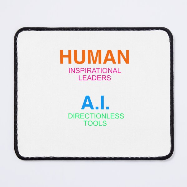 Item preview, Human vs AI: Inspirational Leaders vs Directionless Tools | Call to Action designed and sold by Munchable Bites.
