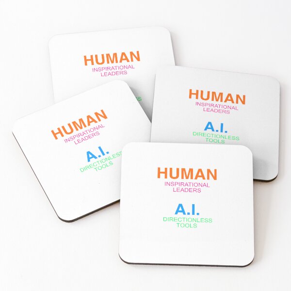 Item preview, Human vs AI: Inspirational Leaders vs Directionless Tools | Call to Action designed and sold by Munchable Bites.
