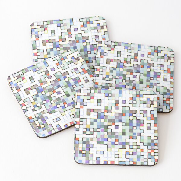 Item preview, Geometric Blocks Multicolor Abstract Design designed and sold by seeitknowit.