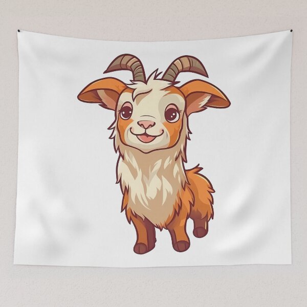Item preview, Chibi Goat Image designed and sold by PopPopGfx.