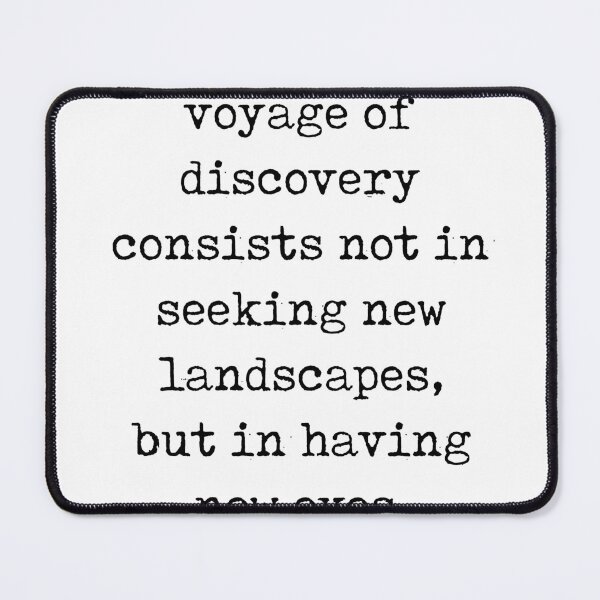 Item preview, The real voyage of discovery - Marcel Proust Quote - Literature - Typewriter Print designed and sold by Studio Grafiikka.