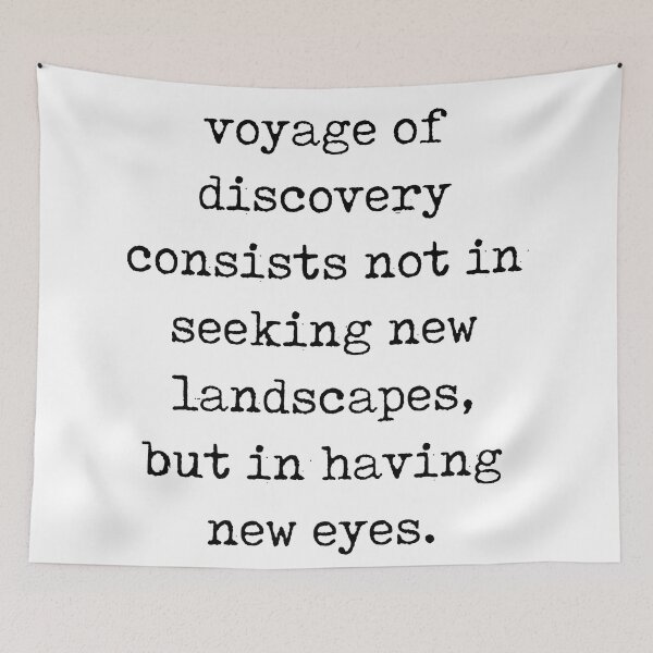 Artikelvorschau, The real voyage of discovery - Marcel Proust Quote - Literature - Typewriter Print entworfen und verkauft von Studio Grafiikka.