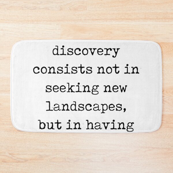 Item preview, The real voyage of discovery - Marcel Proust Quote - Literature - Typewriter Print designed and sold by Studio Grafiikka.