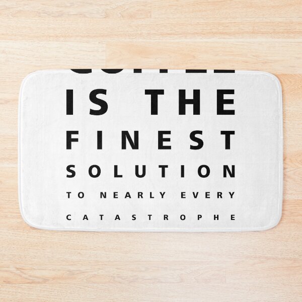 Item preview, Coffee is the finest solution poster - Coffee Poster - Coffee Quotes - Cafe Decor designed and sold by Studio Grafiikka.