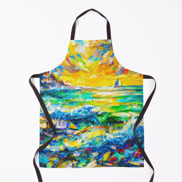 Item preview, A bold, colourful seascape designed and sold by Kathysartroom.