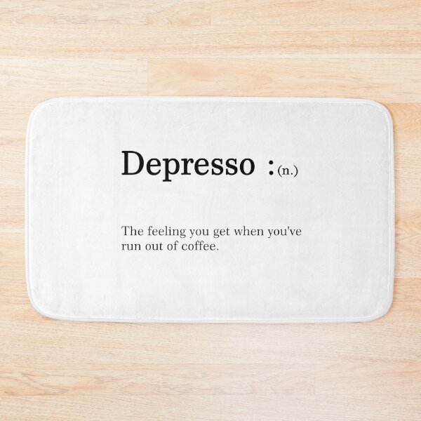 Item preview, Depresso - Dictionary Quote - Funny Quote Posters - Coffee Poster - Cafe Decor - Humor - Typography designed and sold by Studio Grafiikka.