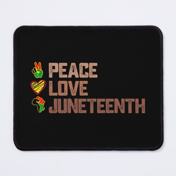 Item preview, Peace Love Juneteenth Black Pride Black History Month designed and sold by alenaz.
