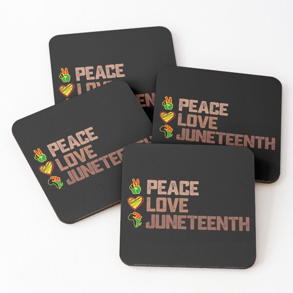 Item preview, Peace Love Juneteenth Black Pride Black History Month  designed and sold by alenaz.