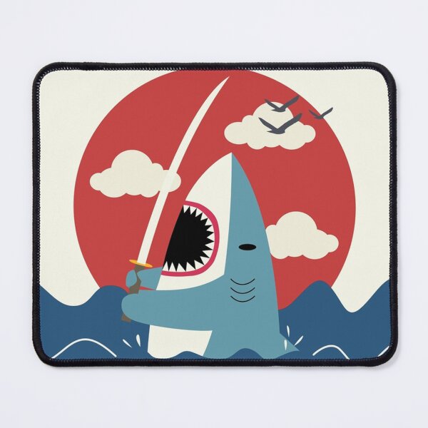 Item preview, Retro Samurai Shark designed and sold by LeoAnku.