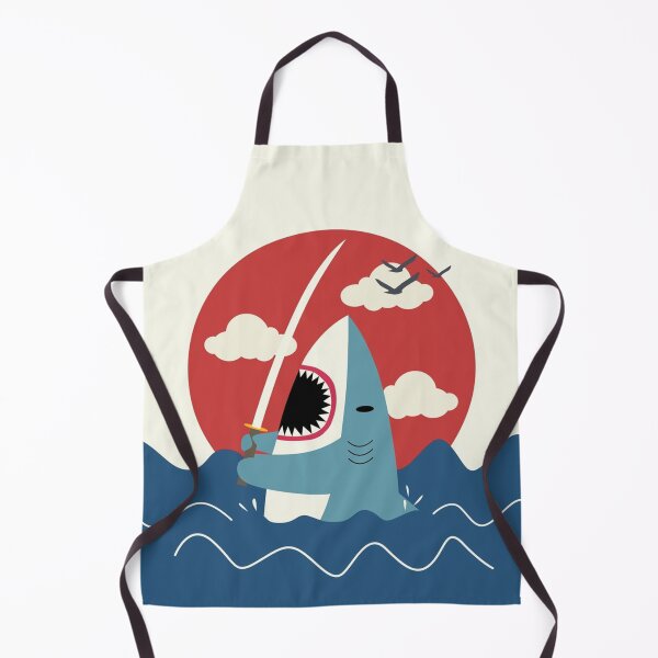 Item preview, Retro Samurai Shark  designed and sold by LeoAnku.
