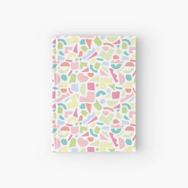 Cut Paper Pastel Print Hardcover Journal