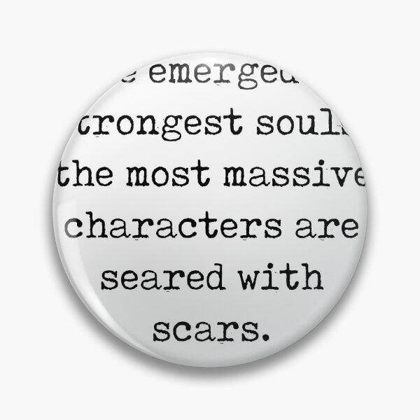 Artikelvorschau, Out of suffering emerged the strongest souls - Kahlil Gibran Quote - Literature - Typewriter Print entworfen und verkauft von Studio Grafiikka.