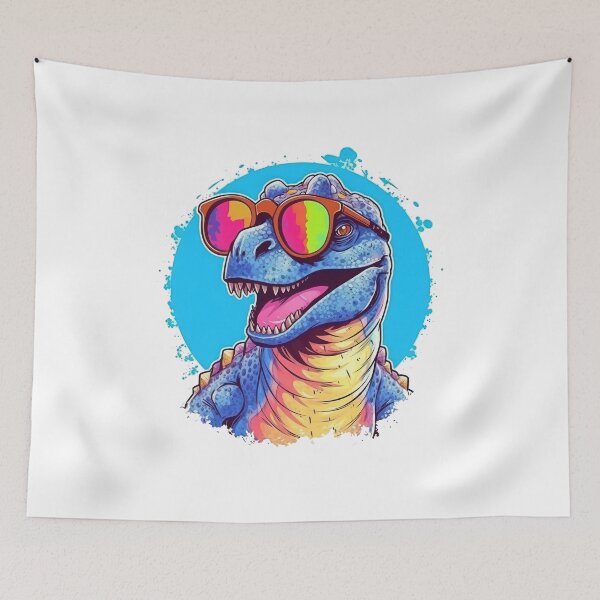 Item preview,  funny tyrannosaurus rex wearing sunglasses designed and sold by yuwareedesign.