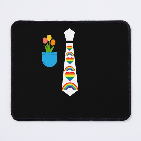 Item preview, Gay Pride Parade little rainbows tie tux costume suit pocket tulips funny designed and sold by Artstastic.