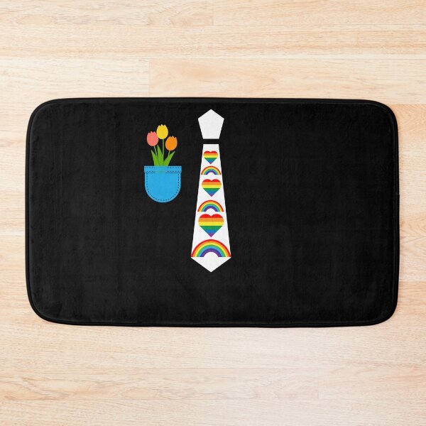 Item preview, Gay Pride Parade little rainbows tie tux costume suit pocket tulips funny designed and sold by Artstastic.