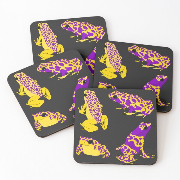 Item preview, Poison Heart Frogs / Intersex Pride Colors designed and sold by MaddieMade.