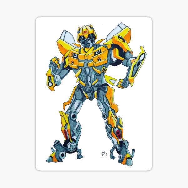 Bumblebee Transformer, The Best Transformer Sticker for Sale by Karina  Negron