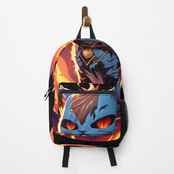 Item preview, cat flame Anime Cat with the power of fire designed and sold by czarnyfeniks.