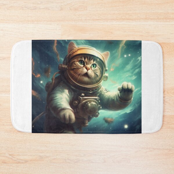 Item preview, Whiskered Wanderer: Cat Astronaut Adventures in Whimsical Realism designed and sold by Bee Happy Creative™.