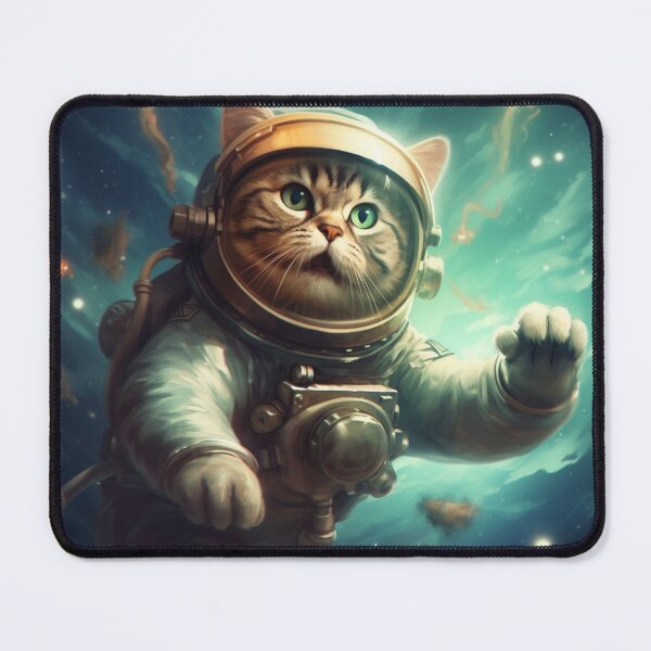 Item preview, Whiskered Wanderer: Cat Astronaut Adventures in Whimsical Realism designed and sold by Bee Happy Creative™.