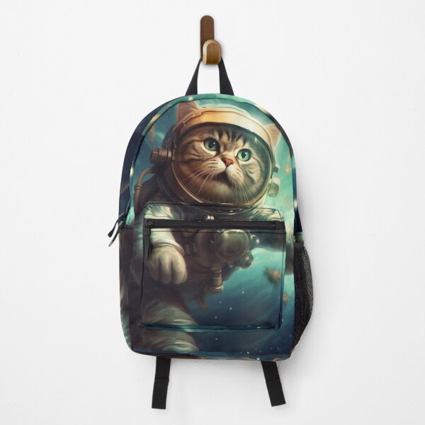 Item preview, Whiskered Wanderer: Cat Astronaut Adventures in Whimsical Realism designed and sold by Bee Happy Creative™.